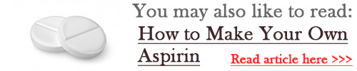 make your own aspirin